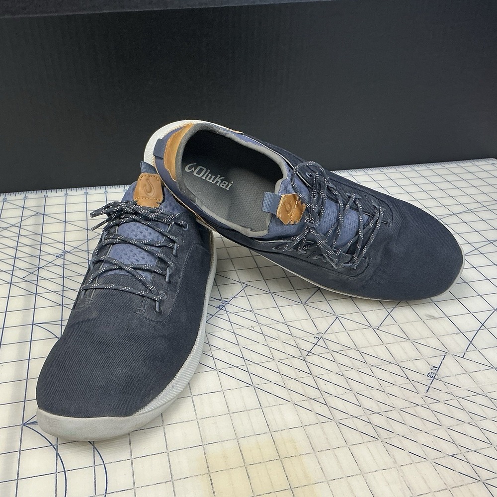 Men's‎ Olukai Nanea Li Casual Sneakers Blue Depth Vintage Indigo Size 12